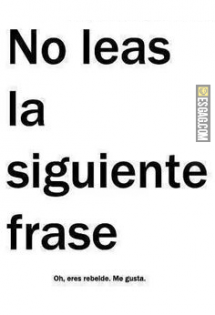 No leas!