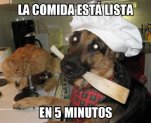 5 minutos y comemos!!!