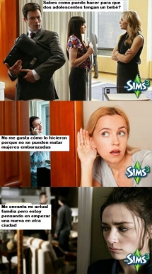 Nunca discutas de los Sims en público