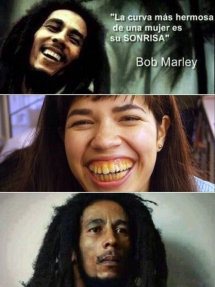 Frases ilustradas de Bob Marley