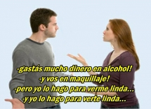 Alcohol vs. Maquillaje