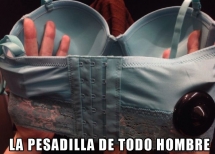 La pesadilla de todo hombre en un sólo corpiño