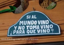 Si al mundo vino y no toma vino, Para que vino?