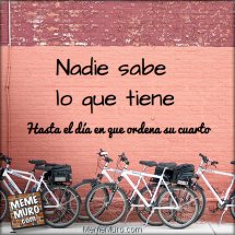 Nadie sabe lo que tiene...