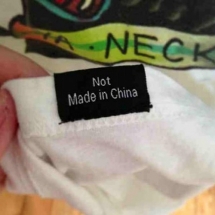 Por fin! algo que no es Made in China!